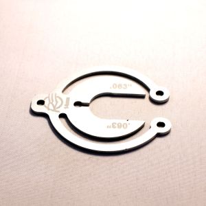 PACKER, ALUMINUM, 14mm, .063", SILVER, 5 Pk