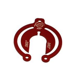 PACKER, ALUMINUM, .625", .063", RED, 5PK