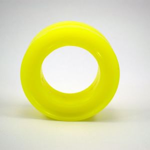 RES 5.00" SPRING RUBBER-80A Yellow