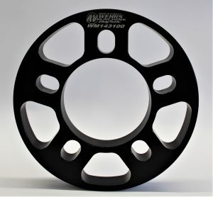 SMALL 5 ALUMINUM WHEEL SPACER 1" THICK - WM-143100