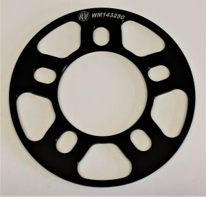 SMALL 5 ALUMINUM WHEEL SPACER _" THICK - WM-143250