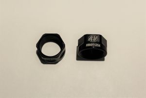 1-1/8" FINE SCREW JACK JAM NUTS ALUMINUM - WM-491125A